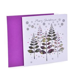 Fancy Merry Christmas Cards Pack Boda Mini Cartón Tarjeta de regalo de papel Kraft con sobre para vacaciones de Navidad - Product Image 3