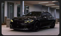 Phare LED de style laser G20 G28 pour BMW Série 3 2019-2022, ensemble de phares avant avec accents bleus et DRL séquentiels