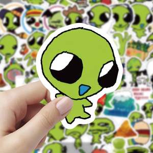 Adesivi per Auto in Vinile Personalizzati a Forma di <span class=keywords><strong>Mongolfiera</strong></span> Cartoon, Resistenti e Promozionali, per Decorazione di Notebook e Bagagli - Product Image 1