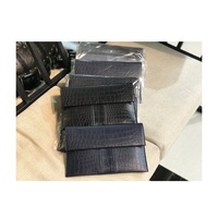 Pochette de soirée en cuir de crocodile véritable pour homme, meilleure vente de styliste