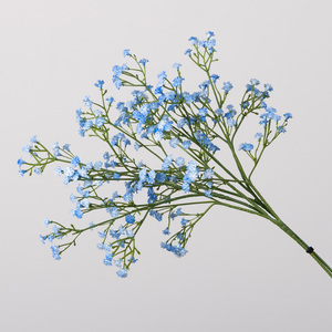 <span class=keywords><strong>Gypsophile</strong></span> artificielle en silicone souple, effet toucher réel, bleue, pour la décoration de tables, de maisons et d'événements (vente en gros) - Product Image 4