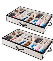 Boîtes de rangement de chaussures transparentes, lot de 12, casiers pliables, sous-verre, pour le stockage de chaussures