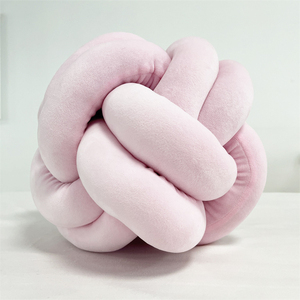 Bán Buôn Phong Cách Bắc Âu Vòng Bóng Nhung Knot Trang Trí Nội Thất Đệm Trang Trí Nội Thất Ném Gối - Product Image 6