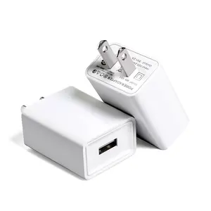 Bộ Sạc Tường USB Chứng Nhận Rohs 5V2A FCC CE Bộ Sạc Du Lịch Cho Samsung Cho iPhone 5V2A