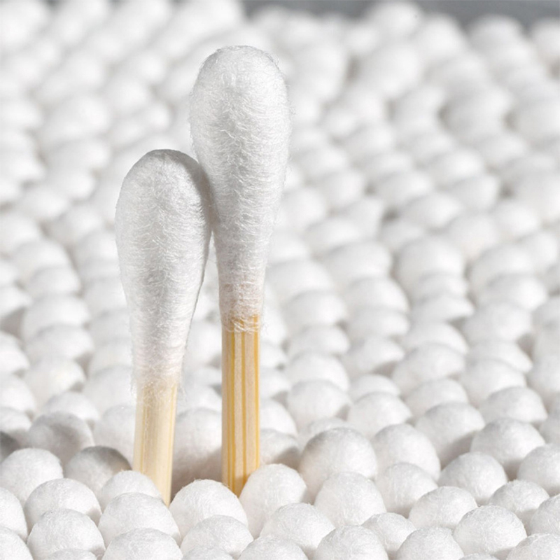 100% Natural and Environmentally Friendly Cotton Swab Biodegradable Bamboo  Q Tips Original Cotton Swabs