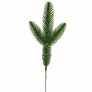 Bouquet de branches artificielles de pin et de cyprès vertes pour décorations de Noël DIY - Product Image 5