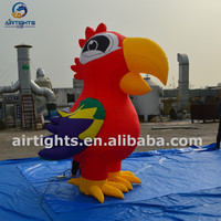 Ballon gonflable coloré pour l'extérieur, 1 pièce, grand format, en forme de perroquet