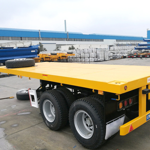 공장 직영 20톤 저상 화물 트럭 40톤 좋은 가격 및 품질의 2축 평판 트레일러 - Product Image 5