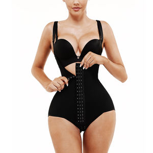 High Waist Breathable Denim Tummy Control Shapewear Bodysuit for Women <b>Butt</b> Lifter Body Shaper Corset Underwear Sports Daily Use - Product Image 3