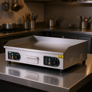 Plancha Eléctrica Vevor de 2800W y 26 Pulgadas, Parrilla Plana de Sobremesa con Temperatura Ajustable, Acero Inoxidable - Product Image 2