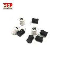 Induktor Inti Drum Arus Tinggi 33uH 100uH, Kumparan Choke Berujung Radial Bentuk-I Tipe-H untuk Pemasangan PCB pada Catu Daya Switching