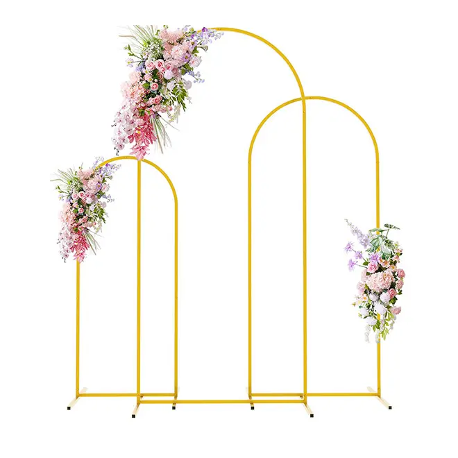 HEISSE Hochzeit Bogen Hintergrund Stand Square Arch Metall Hintergrund Stand für Photo Booth Garden Blumen ballon Bogen Dekoration