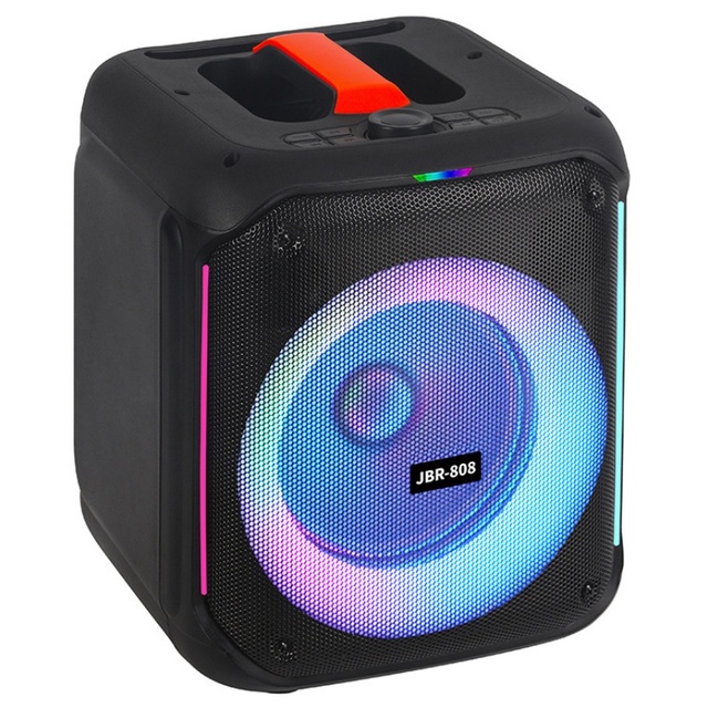 JBR-808 Subwoofer Pa System Bt Sets Karaoke Sound Box Caixa De Som 8 Inch Outdoor Portable Blue Tooth Speaker