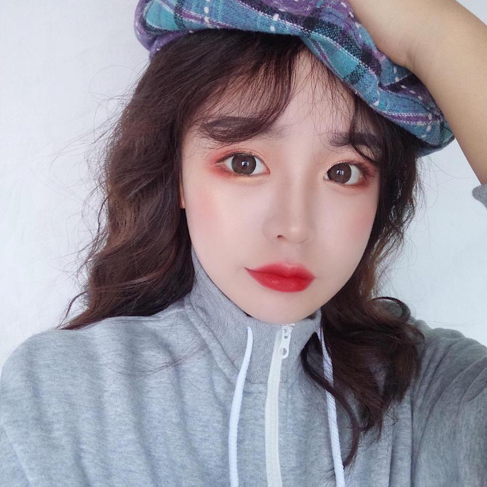 Цветные контактные линзы Big eyes fancy с мощностью 14,5 ММ, корейский материал