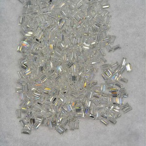 Princess Square Zircon Loose Stones Slightly Yellowish Beige Iridescent For Jewelry Making - Product Image 4