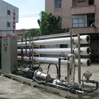 10m3 ro système d'eau filtration d'eau saumâtre systèmes d'osmose inverse industriels filtre uv système de purification de traitement de l'eau