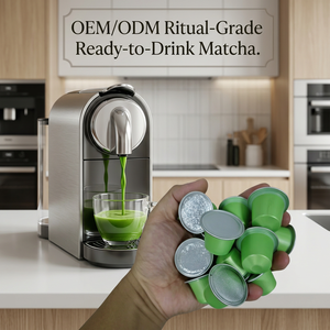 Cápsulas de Té Verde Matcha de 2g-3g en Envase Metálico para Máquinas K-Cup, OEM/ODM - Product Image 1