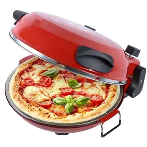 Aifa Electric Time Control 12 Inch Non-Stick Portable Pizza Maker Machine High Heat Stone Calzon Electric Pizza Maker Oven