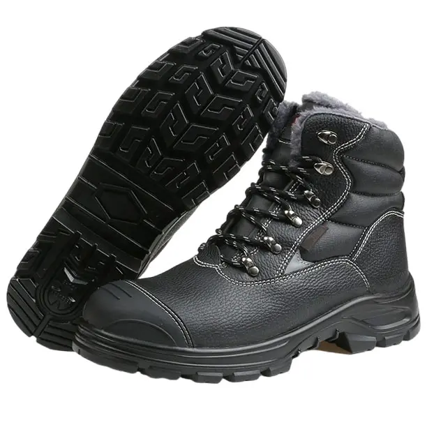 s3 customized western industrial brand puncture-proof lightweight steel toe work boots safety shoes