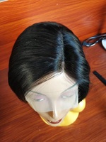 Perruque brésilienne courte, coupe Pixie, bouclée, devant en dentelle, pour femmes noires, cheveux humains, boucles, fermeture, perruque, t-part, perruques Pixie, vente en gros