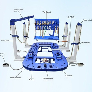 เครื่องยืดพื้นม้านั่งโลหะแบบยืดได้โครงหอคอยแบบยืดหยุ่น - Product Image 4