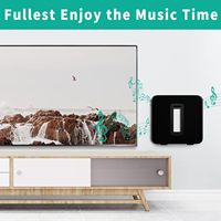 Soporte de pared de servicio pesado para soportes secundarios Sonos, soportes de montaje para Sonos Wireless Sub con kit de hardware
