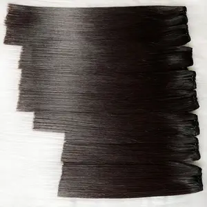 Drop Shipping Vendor Virgin Hair Double Drown Straight Bundles Extension 100% Bestselling Straight Human Hair Bundles
