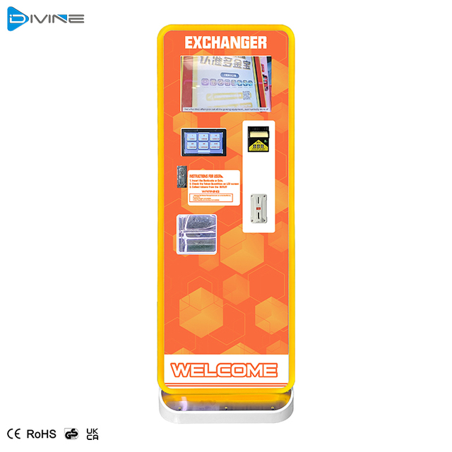 Hot Sell Automatic Cash Exchange with a Cash Box, Multi Coin Coin Slot Machine,ICT Paper Money Machine,Banknote to Coin Exchange