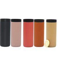 Nouveau 400ml 360 °   Gobelet isotherme portable en acier inoxydable 304 à double paroi pour les voyages