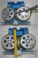 Guide-rouleau moderne en métal pour ascenseur, largeur de rail de guidage 10mm/16mm, garantie 1 an pour hôtels, hôpitaux, villas, pièces d'ascenseur