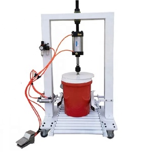 Thùng nhựa trống Thùng Thùng Nắp đóng nắp niêm phong máy ép gần hơn hóa chất dầu trống nắp niêm phong máy tự động - Product Image 1