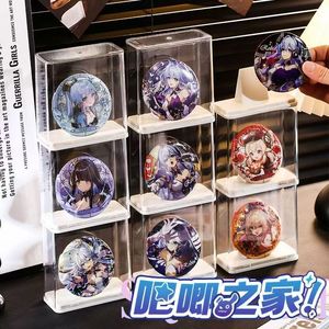 Anime Badge <b>Storage</b> <b>Box</b> Transparent Dustproof <b>Stackable</b> Display Case For Desktop Figurine Merchandise Collection - Product Image 5