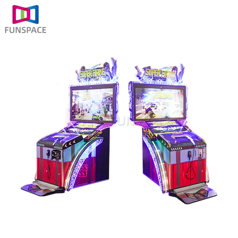Funspace Монетный автомат с билетами, 2 игрока, два устройства, играют вместе, Аркадный Игровой Автомат