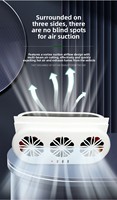 Nouveau ventilateur d'échappement de voiture 2026 pour la circulation d'air estival en véhicule, extracteur de fumée, sans alimentation électrique
