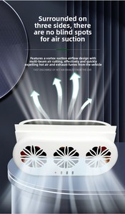 Nouveau ventilateur <span class=keywords><strong>d</strong></span>'échappement de <span class=keywords><strong>voiture</strong></span> 2026 pour la circulation <span class=keywords><strong>d</strong></span>'<span class=keywords><strong>air</strong></span> estival en véhicule, <span class=keywords><strong>extracteur</strong></span> de fumée, sans alimentation électrique - Product Image 5