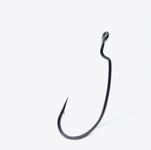 เบ็ดตกปลาแบบออฟเซ็ต รูปทรงหนอน ช่องกว้างเสริมความแข็งแรง สำหรับตกปลาทะเล - Product Image 1