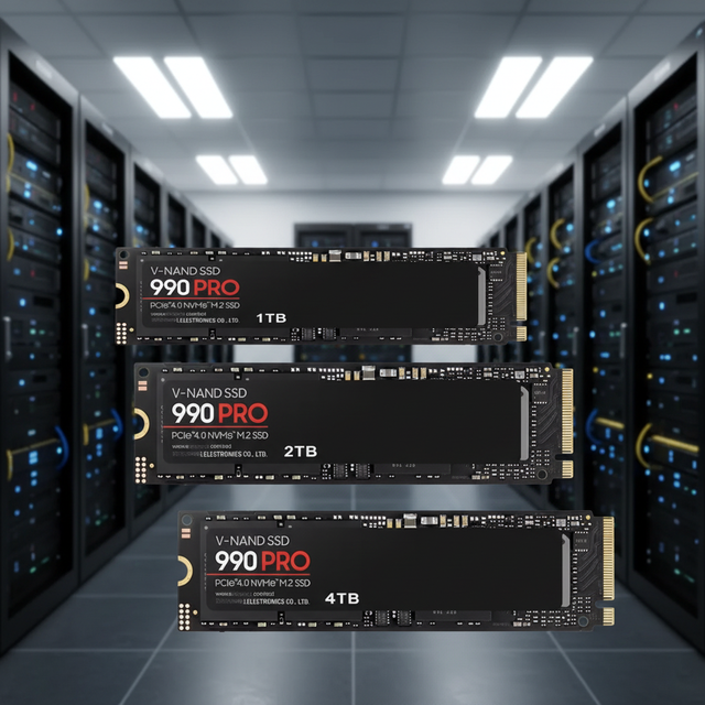 High Performance 990 PRO 1TB 2TB 4TB NVMe M.2 PCIe Gen4, Read Speeds Up-to 7,450MB/s M.2 2280 Internal Solid State Drive SSD