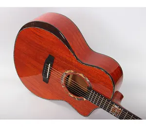 GK19-36SA Atas KUAGEZHE China Ukulele Harga Murah Alat Musik Gitar Akustik Produsen 36 Inci Gitar