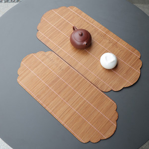 Bamboo Woven Ruyi <b>Mat</b> Auspicious Cloud <b>Large</b> Song Dynasty Seat Natural Handmade Tea Ceremony Home Decoration - Product Image 1