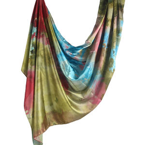 Foulard ethnique haut de gamme très prisé, en polyester, pour l'été, couleur unie, séchage rapide, long, idéal pour les musulmanes, cadeau transfrontalier - Product Image 5