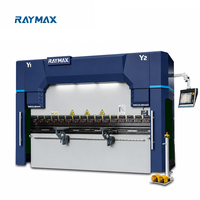 Machine à plier RAYMAX pour tôles et plaques en acier avec protection laser, presse plieuse hydraulique CNC