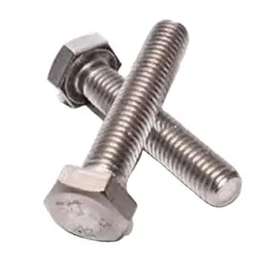 Stock Factory Price Hex Head Bolt Nut 1/4'' 3/8'' 5/8'' UNC standard Hex Bolt And Nut grade 8.8 high tensile