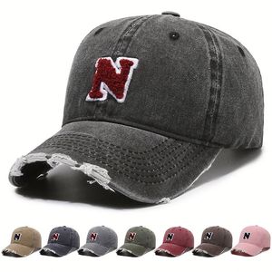Gorra de béisbol de moda con borde vintage y efecto desgastado Four Seasons Wash para hombre y mujer - Product Image 1