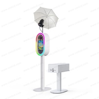 Photomaton professionnel en métal, fournisseur de photomaton portable, miroir numérique en plastique pour selfies, partage numérique, iPad, DSLR
