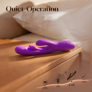 Vibratore 3 in 1 per Punto G con 7 Modalità di Vibrazione e 7 Modalità di Pulsazione, Giocattolo Sessuale Femminile, Stimolatore Clitorideo e del Capezzolo, Giocattolo Sessuale per Coppie - Product Image 2