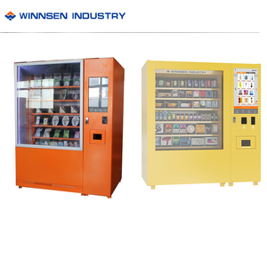 Kinh doanh ngoài trời tự phục vụ thức ăn nhanh bánh mì <span class=keywords><strong>cupcake</strong></span> Baguette Máy bán hàng tự động để bán - Product Image 5