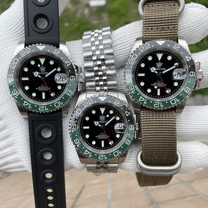 Steeldive <span class=keywords><strong>นาฬิกา</strong></span>ดำน้ำสำหรับผู้ชาย, NH34 SD1993ก. ม. กันน้ำได้4มือสองทิศทาง60คลิกฝาเซรามิก - Product Image 6