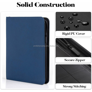 Tùy Chỉnh Collector Tốt Nhất Vault Pokemon X Thẻ Chất Kết Dính 9 Túi Cho Bóng Chày Bóng Đá Thể Thao Thẻ PTcg Với Zip Thẻ Giao Dịch Chất Kết Dính - Product Image 2