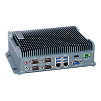 Mini PC Industrial Embebido Sin Ventilador de 7.ª/8.ª/10.ª/11.ª/12.ª/13.ª Gen. con i3/I5/I7, 2*LAN, 8*USB, 6*COM, 1*HDMI, 1*VGA, 14*GPIO