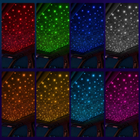 Kit de plafond Starlight RGB en fibre optique 0,5 mm, 100 bandes, éclairage d'ambiance LED pour toit de voiture, contrôle par application, fibre optique pour accessoires intérieurs de voiture